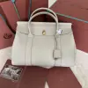 Replica Loro Piana Loom bag L32 Women Tote Light Travertine Grained Calfskin #3350