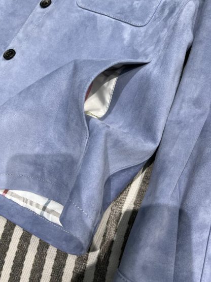  Loro Piana Loro Piana Overshirt Men's Leather Jacket #3278 - Image 15