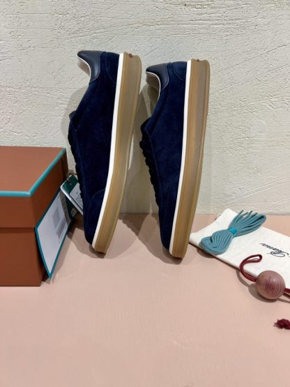  Loro Piana Tennis Walk Sneakers Calfskin Suede #3214 - Image 4