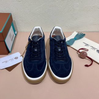 Replica Loro Piana Tennis Walk Sneakers Calfskin Suede #3214