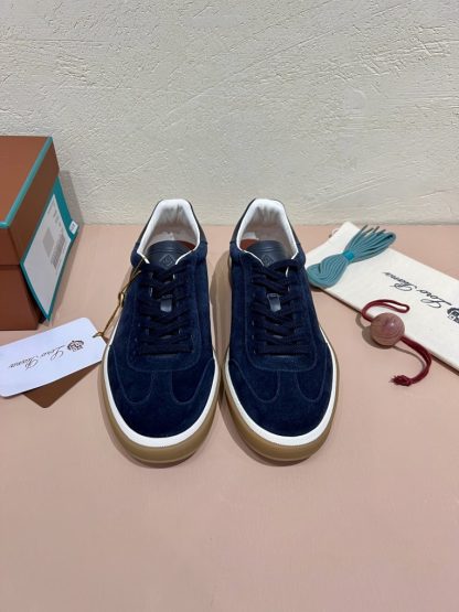 Replica Loro Piana Tennis Walk Sneakers Calfskin Suede #3214