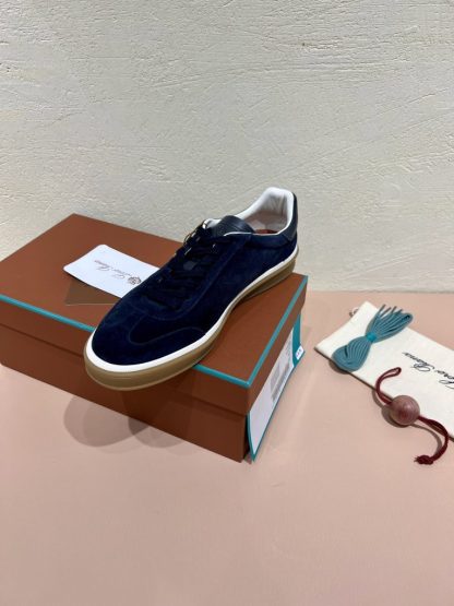  Loro Piana Tennis Walk Sneakers Calfskin Suede #3214 - Image 6