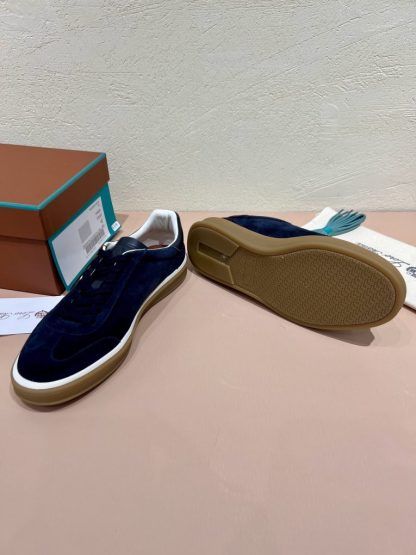  Loro Piana Tennis Walk Sneakers Calfskin Suede #3214 - Image 7