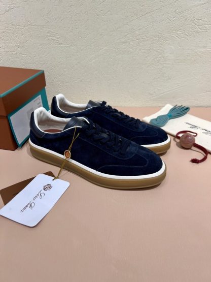  Loro Piana Tennis Walk Sneakers Calfskin Suede #3214 - Image 9