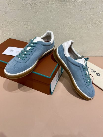  Loro Piana Tennis Walk Sneakers Calfskin Suede #3213 - Image 3