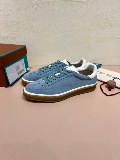  Loro Piana Tennis Walk Sneakers Calfskin Suede #3213 - Image 5