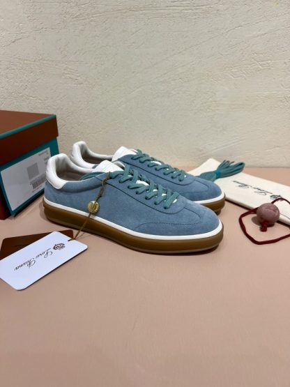  Loro Piana Tennis Walk Sneakers Calfskin Suede #3213 - Image 8