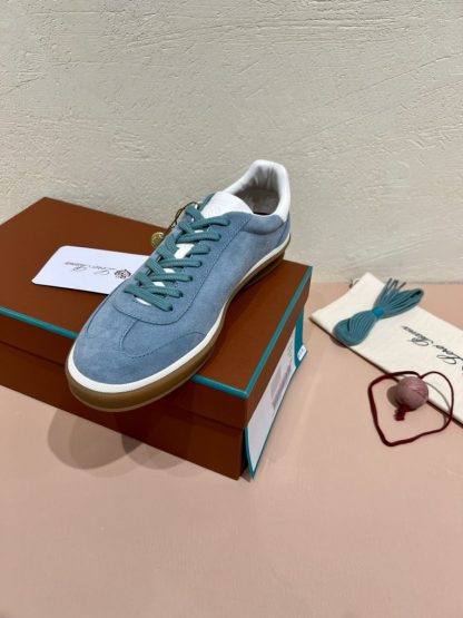  Loro Piana Tennis Walk Sneakers Calfskin Suede #3213 - Image 6