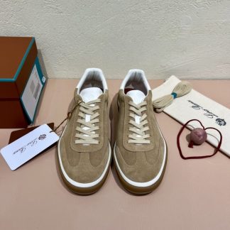 Replica Loro Piana Tennis Walk Sneakers Calfskin Suede #3212