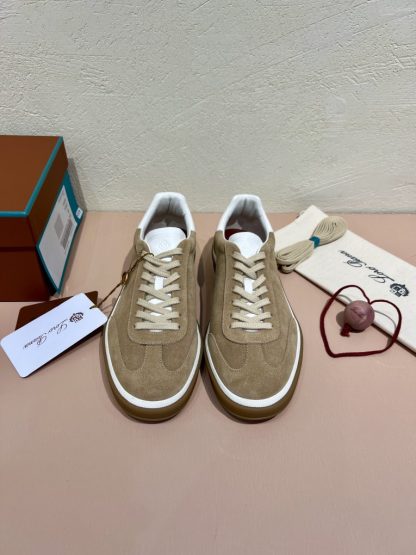 Replica Loro Piana Tennis Walk Sneakers Calfskin Suede #3212