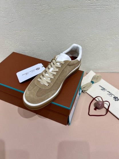  Loro Piana Tennis Walk Sneakers Calfskin Suede #3212 - Image 5