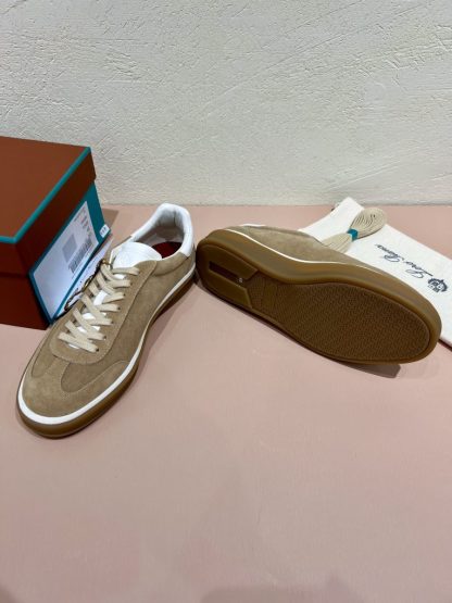  Loro Piana Tennis Walk Sneakers Calfskin Suede #3212 - Image 6