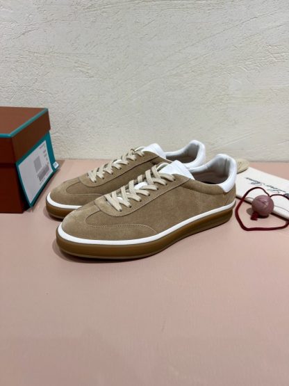  Loro Piana Tennis Walk Sneakers Calfskin Suede #3212 - Image 8