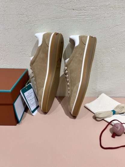  Loro Piana Tennis Walk Sneakers Calfskin Suede #3212 - Image 9