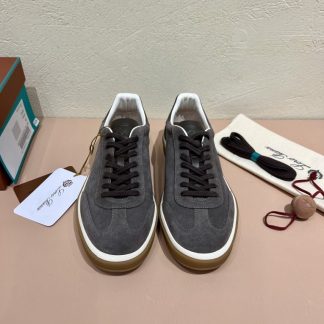 Replica Loro Piana Tennis Walk Sneakers Calfskin Suede #3211
