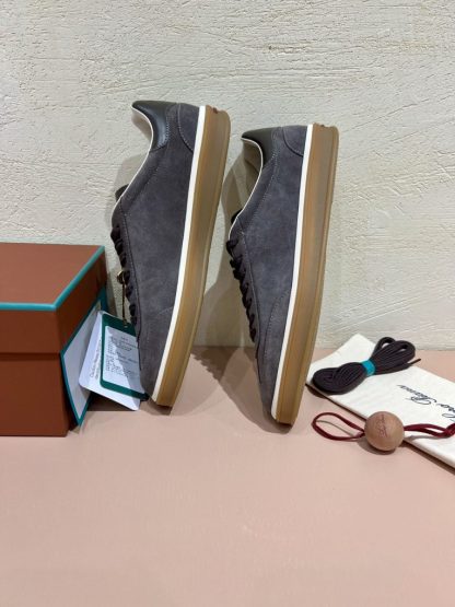  Loro Piana Tennis Walk Sneakers Calfskin Suede #3211 - Image 2
