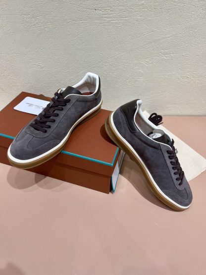  Loro Piana Tennis Walk Sneakers Calfskin Suede #3211 - Image 5