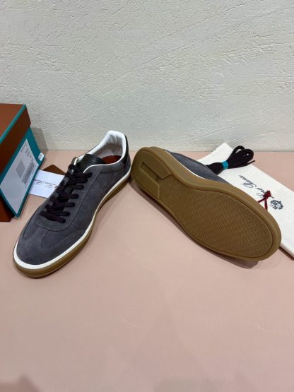  Loro Piana Tennis Walk Sneakers Calfskin Suede #3211 - Image 8