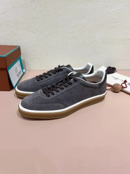  Loro Piana Tennis Walk Sneakers Calfskin Suede #3211 - Image 6