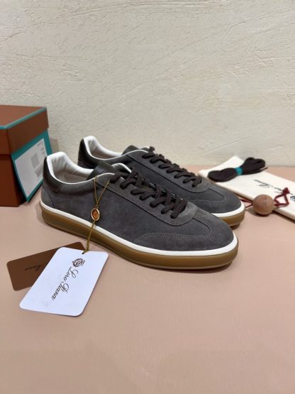  Loro Piana Tennis Walk Sneakers Calfskin Suede #3211 - Image 9
