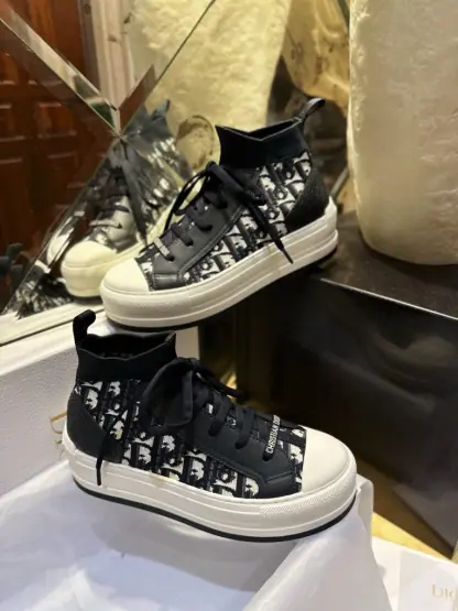  Dior Walk'n'Dior Platform Sneaker Deep Blue For Women 2024 #3326 - Image 10
