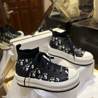 Replica Dior Walk'n'Dior Platform Sneaker Grey For Women 2024 #3326
