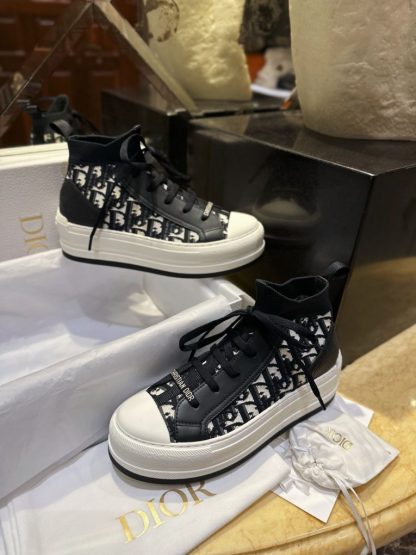  Dior Walk'n'Dior Platform Sneaker Deep Blue For Women 2024 #3326 - Image 12