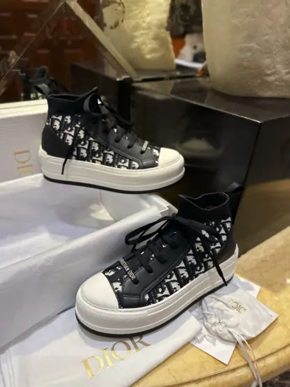  Dior Walk'n'Dior Platform Sneaker Deep Blue For Women 2024 #3326 - Image 12