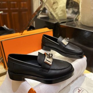Replica Hermes Women's Kelly Buckle Hot Loafer CalfSkin #3338