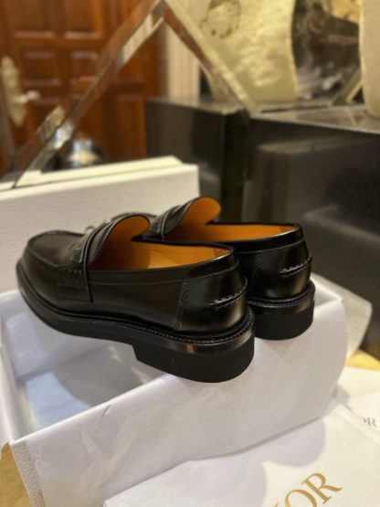  Dior Boy Loafer Black Brushed Calfskin For Women 2024 #3319 - Image 11
