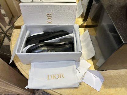  Dior Boy Loafer Black Brushed Calfskin For Women 2024 #3319 - Image 13