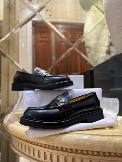  Dior Boy Loafer Black Brushed Calfskin For Women 2024 #3319 - Image 14