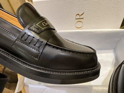  Dior Boy Loafer Black Brushed Calfskin For Women 2024 #3319 - Image 6