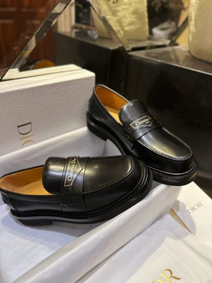  Dior Boy Loafer Black Brushed Calfskin For Women 2024 #3319 - Image 17