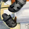 Hermes Women's Chypre Sandal Black CalfSkin #3332 - Image 14