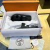 Hermes Women's Chypre Sandal Black CalfSkin #3332 - Image 18