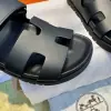 Hermes Women's Chypre Sandal Black CalfSkin #3332 - Image 4