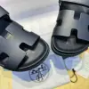 Hermes Women's Chypre Sandal Black CalfSkin #3332 - Image 5