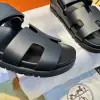 Hermes Women's Chypre Sandal Black CalfSkin #3332 - Image 6