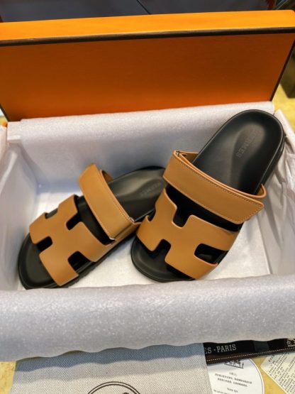 Hermes Women's Chypre Sandal Classic CalfSkin #3331 - Image 12