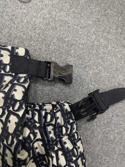  Dior Women Skirt Skort Blue and Ecru Technical Taffeta Jacquard with Dior Oblique Motif #3299 - Image 15