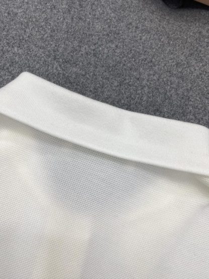  Miu Miu Cotton piqué polo shirt white Women 2024 #3314 - Image 14