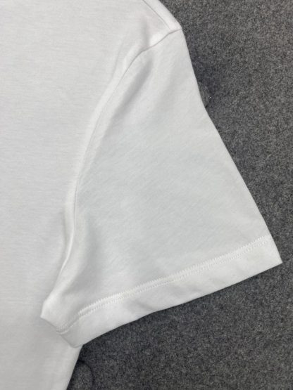  Miu Miu Cotton sequin T-shirt Women white 2024 #3311 - Image 15