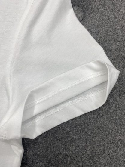 Miu Miu Cotton sequin T-shirt Women white 2024 #3311 - Image 9