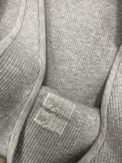  Miu Miu Cotton knit tank top Marble Gray Women 2024 #3315 - Image 2