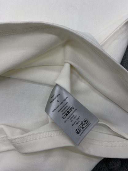  Handwritten Christian Dior Relaxed-Fit T-Shirt White Cotton Jersey Men #3298 - Image 6