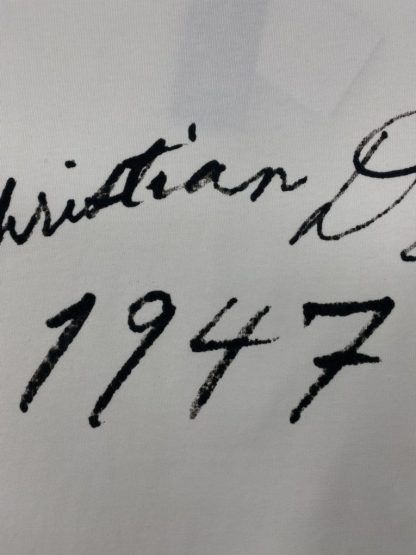  Handwritten Christian Dior Relaxed-Fit T-Shirt White Cotton Jersey Men #3298 - Image 20