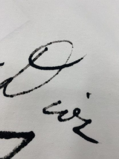  Handwritten Christian Dior Relaxed-Fit T-Shirt White Cotton Jersey Men #3298 - Image 18
