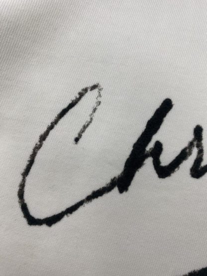  Handwritten Christian Dior Relaxed-Fit T-Shirt White Cotton Jersey Men #3298 - Image 12