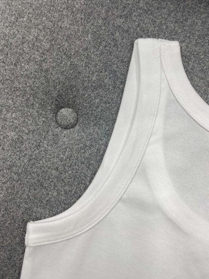  Prada Ribbed knit jersey tank top Women 2024 #3306 - Image 2